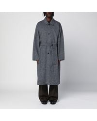 New Amsterdam Surf Association - Wool Blend Checked Coat - Lyst
