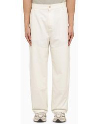 Carhartt - Wide panel pant color wax in cotone - Lyst