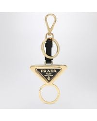 Prada - Divisible Key Ring With Enamelled Lobster Claw - Lyst