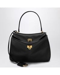 Balenciaga - Kleine Rodeo-Tasche Aus Glattem Schwarzem Kalbsleder - Lyst