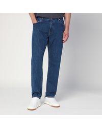 Dolce & Gabbana - Blaue Jeans Aus Denim Mit Logo-Tag - Lyst