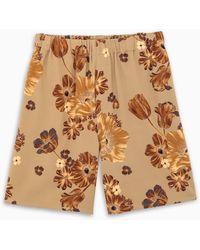 AMI Floral Printed Short Pants - Multicolor