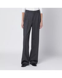 Tagliatore - Pleated Woolblend Trousers - Lyst
