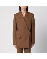 Jil Sander - Wool Double-breasted Jacket - Lyst