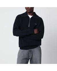 Prada - Wool And Cashmere Polo Shirt - Lyst