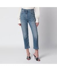 Valentino - Medium Jeans With Vpatch Detail On The Back - Lyst