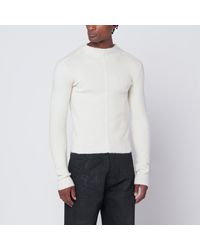 Rick Owens - Ribbed Alpaca Blend Sweater - Lyst