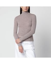 Max Mara - Mélange Turtleneck Sweater - Lyst