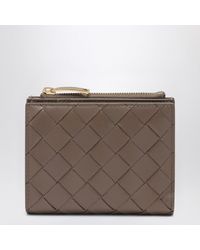 Bottega Veneta - Small Bi-Fold Intrecciato Wallet - Lyst