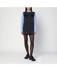 NAMACHEKO - Dark Grey Mini Dress In Denim - Lyst