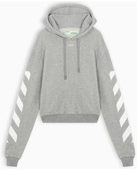 Off-White c/o Virgil Abloh Grey Off Sweatshirt - Gray