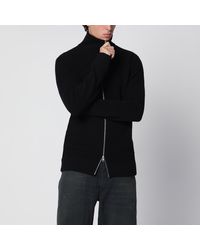 Maison Margiela - Zip-Up Knit Cardigan - Lyst