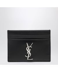 Saint Laurent - Monogram Credit Card Holder - Lyst