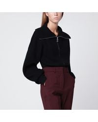 Sportmax - Zip-up Cardigan In Wool And Cashmere - Lyst