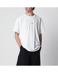 MM6 by Maison Margiela - Cotton T-Shirt With Numeric Logo - Lyst