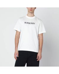 Burberry - T-Shirt With Logo Print - Lyst