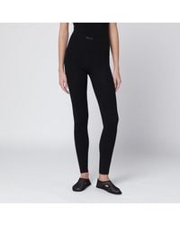 Fear Of God - Schwarze Leggings Aus Stretchigem Waffle-Stoff - Lyst