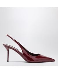Paris Texas - Lidia Slingbacks Rouge Noir - Lyst