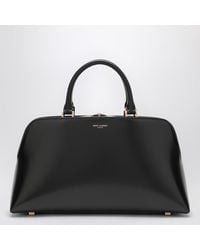 Saint Laurent - Mini Shiny Leather Duffle Handbag - Lyst