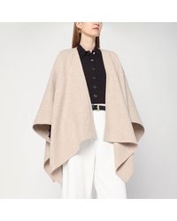Max Mara - Cappa beige in alpaca e lana - Lyst