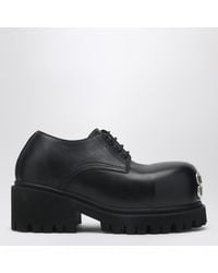 Balenciaga - Leather Derby Stomper Shoe - Lyst