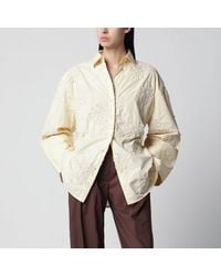 ROTATE BIRGER CHRISTENSEN - Oversized Shirt Flower - Lyst
