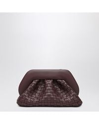 THEMOIRÈ - Pflaumenfarbener Gewebter Clutch Tia - Lyst