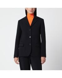 Loewe - Giacca Nera - Lyst