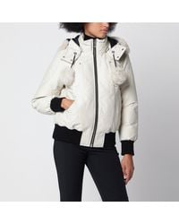 Moose Knuckles - Original Debbie Cropped Mini Bomber Jacket With Down And Stretch - Lyst