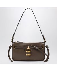 Chloé - Mini Paddington Sling Clutch Aus Braunem Nappaleder - Lyst
