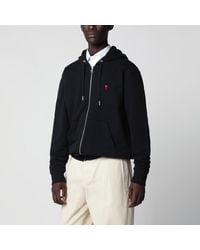 Ami Paris - Ami De Coeur Zip-Up Sweatshirt - Lyst