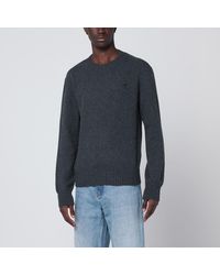 Ami Paris - Anthracite Ami De Coeur Sweater - Lyst