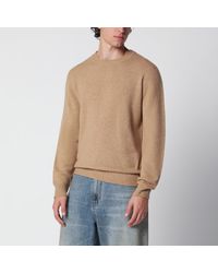 Roberto Collina - Camel Wool-Blend Sweater - Lyst