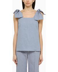 Chloé - Light Tank Top With Bows - Lyst