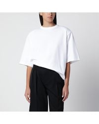 Frankie Shop - Oversized T-Shirt With Structured Shoulders - Lyst