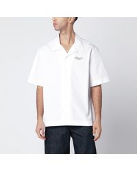 Givenchy - Poplin Shirt With Logo Print - Lyst