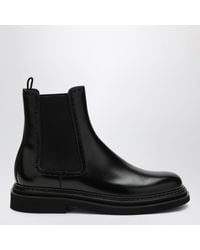 Dolce & Gabbana - Dolce & Gabbana Leather Ankle Boot - Lyst
