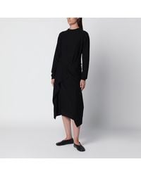 Lemaire - Merino Wool Blend Midi Dress - Lyst