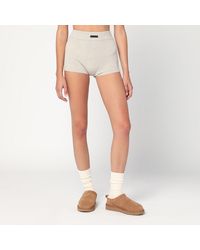 Fear Of God - Ribbed Greige Culottes - Lyst