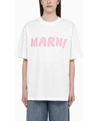 Marni - T-shirt With Logo-print - Lyst