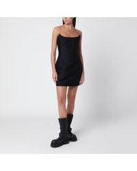 Balenciaga - Mini Bustier Dress - Lyst