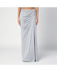 Dries Van Noten - Light Long Draped Skirt - Lyst