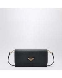 Prada - Mini Saffiano Leather Bag - Lyst