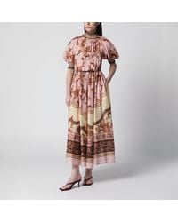 Zimmermann - Aster Puff-Sleeve Maxi Dress - Lyst
