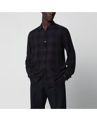 Dries Van Noten - Check-Pattern Viscose Shirt - Lyst