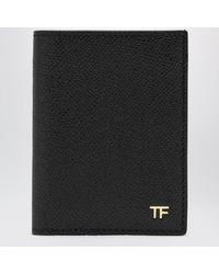 Tom Ford - Grained Leather Card Holder With Logo - Lyst