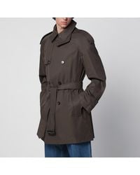 Burberry - Leadenham Mid-Length Gabardine Trench Coat - Lyst