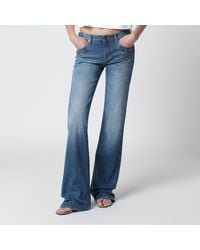 Gucci - Low-Rise Flare Jeans With Horsebit - Lyst