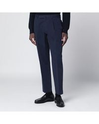 Santaniello - Cotton And Cashmere Trousers - Lyst