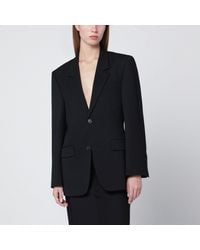 Balenciaga - Single-Breasted Wool Jacket - Lyst